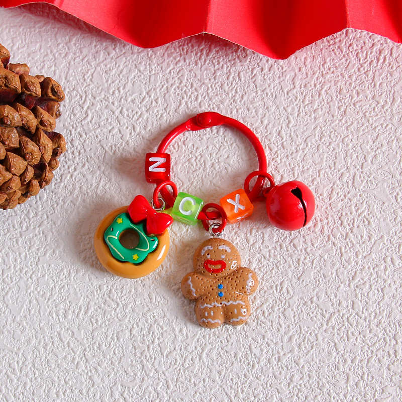 Vigreat New Product Christmas Anime Toys Wholesale Plush Gifts Decorations Wristlet Safety Acrylic Keychain