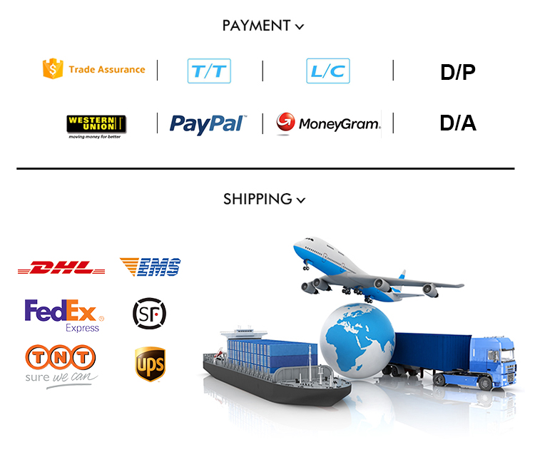 Payment options and delivery channels info map
