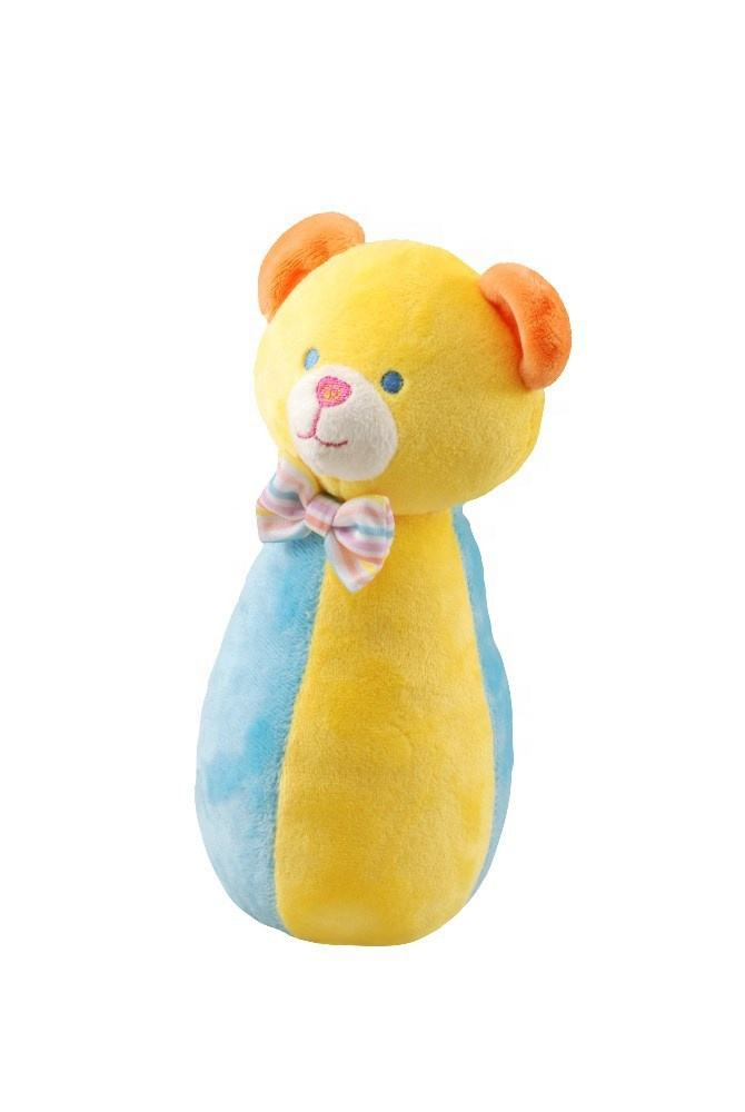 Custom Stuffed Mini Bowling Game Toy for Children Animals Soft Plush Stuffed Baby Game Toy