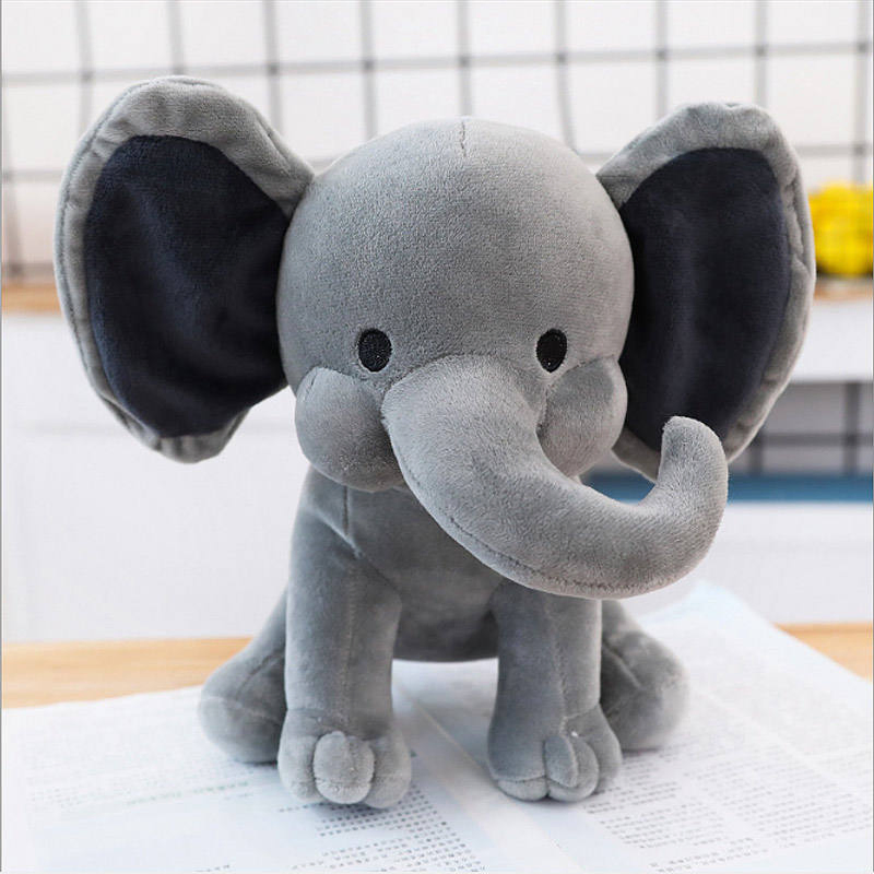 Couple Baby Elephant Stuffed Toy Pacify Pillow Plush Doll