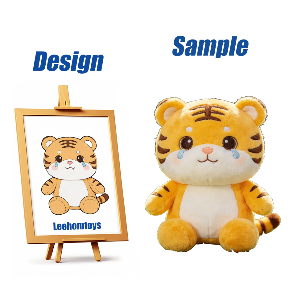 Factory Direct Wholesale Educational Interactive Design Wholesale Plush Toys Tiger Plush 3 to 7 Days Sample Time
