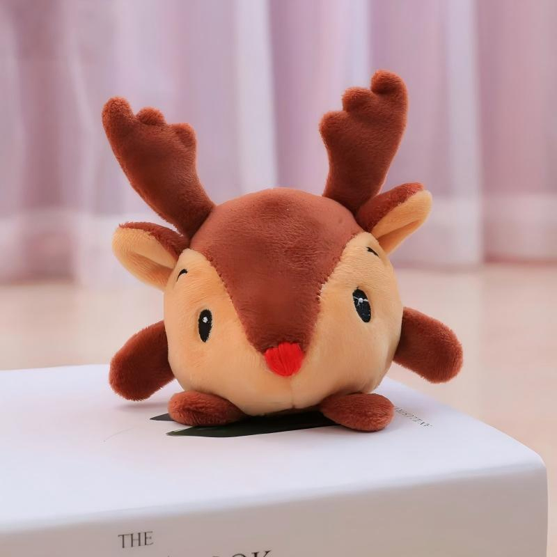 Wholesale Christmas Reindeer Snowman Plush Toy Kids Plush Doll Xmas Festive Gifts
