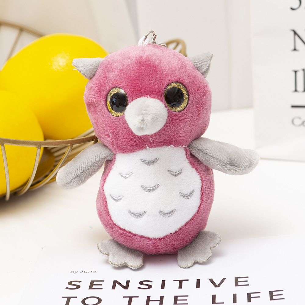 Cartoon Cartoon Owl Plush Toy Pendant Figure Scissors Machine To Accompany Sleeping Doll Pillow Decoration Doll Machine