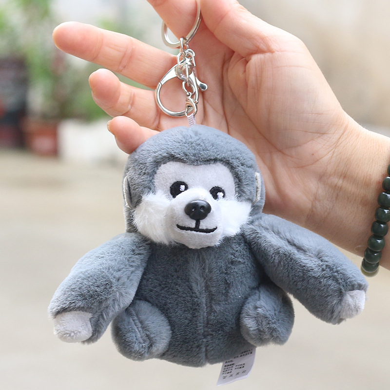 Baby Gorilla Toy Custom Plush Stuffed Animal Cartoon Monkey Keychain
