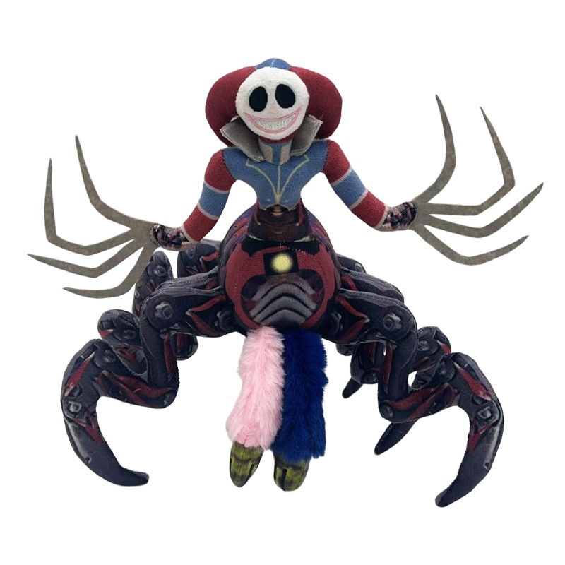 Unique New Poppy Playtime Merchandise Clown Squishy Toy with Interaction Function Embroider Children Doll for Holiday&amp;Gamer Gift