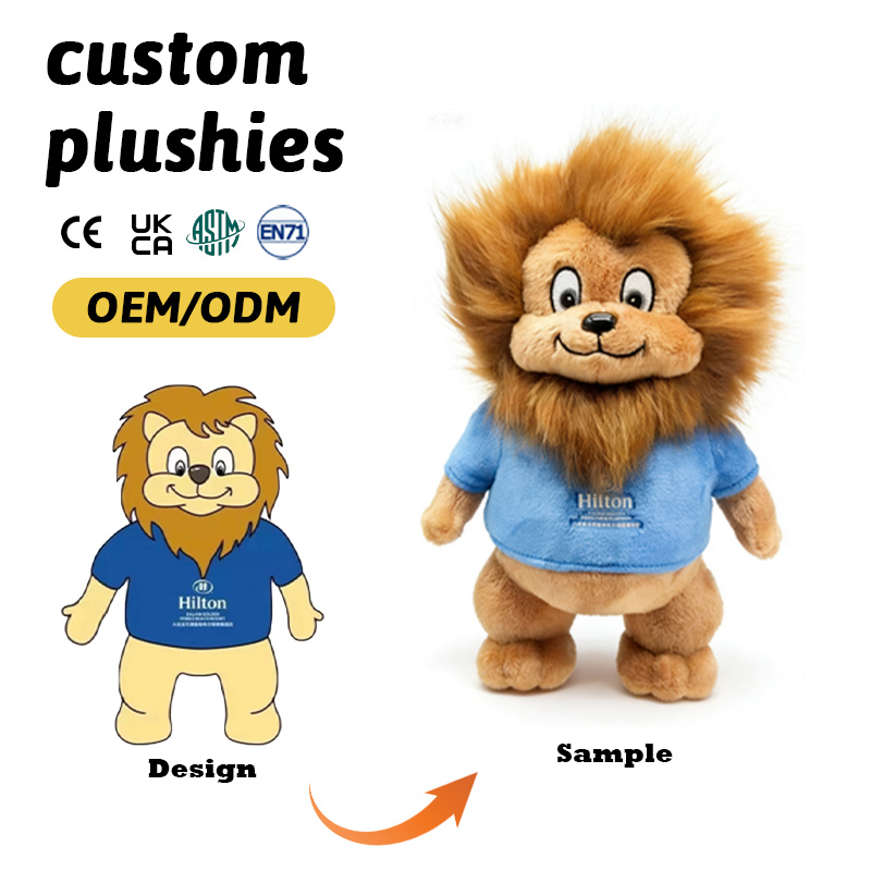 Customized Mascot Design for Company Event Advertising Campaign Premium Plush Fabric CE Certified Custom Mascot Plush