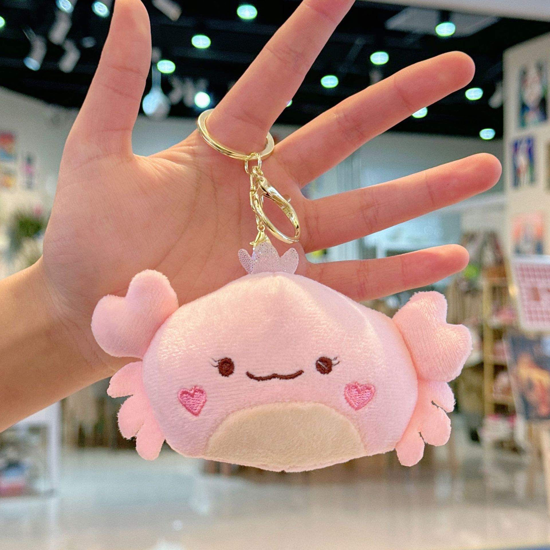 Small Crab Doll Bag Pendant Plush Toy Keychain Female Crab Bag Pendant Cute Doll Wholesale