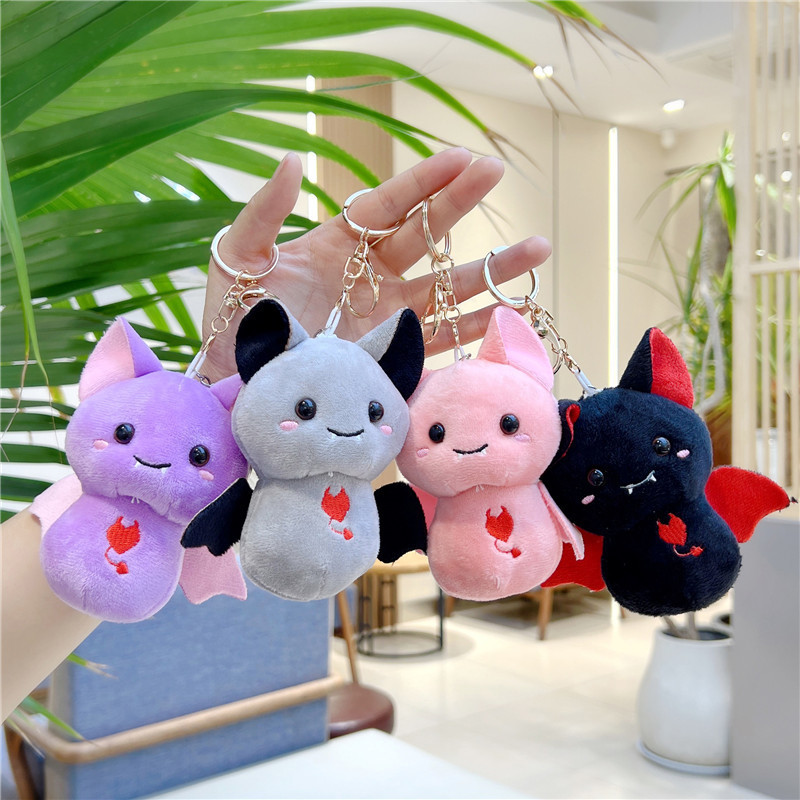 Plush Bat Keychain
