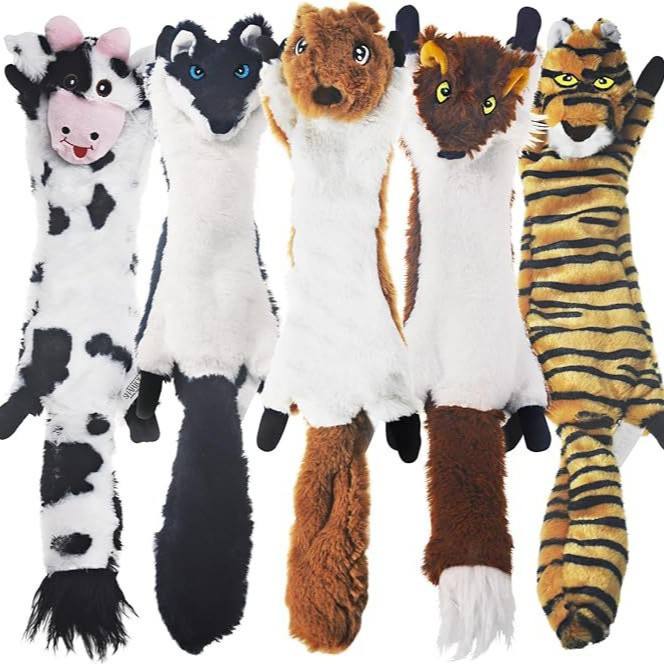 Wholesale Eco-friendly Cute Plush Dog Toy With Sound For Interactive Pet Training;