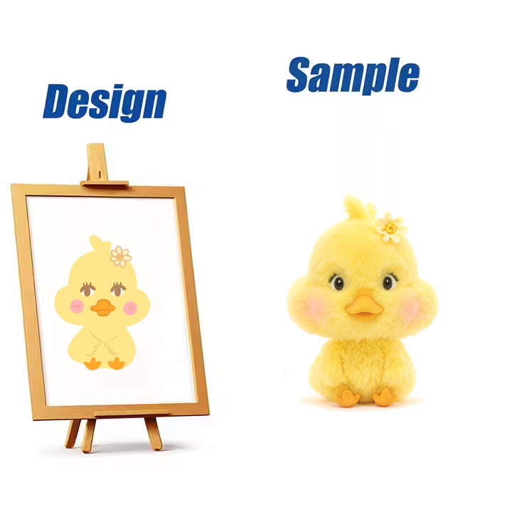 Custom Mini Plush Keychains Small Special Design Game Embroidered Plush Stuffed Animal Cute Bunny Toy