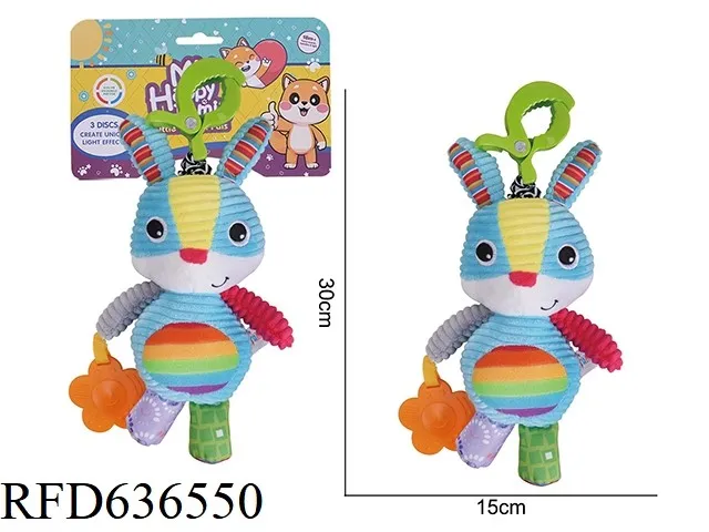 Hanging Rattle Plush Animal Musical Toys Newborn Baby Doll Toys
