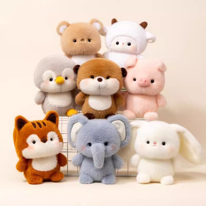Custom 16cm Super Soft Plush Bear Toy with PP Cotton Filling Stress Relief Children's Gift Collectible Miniature Figurine