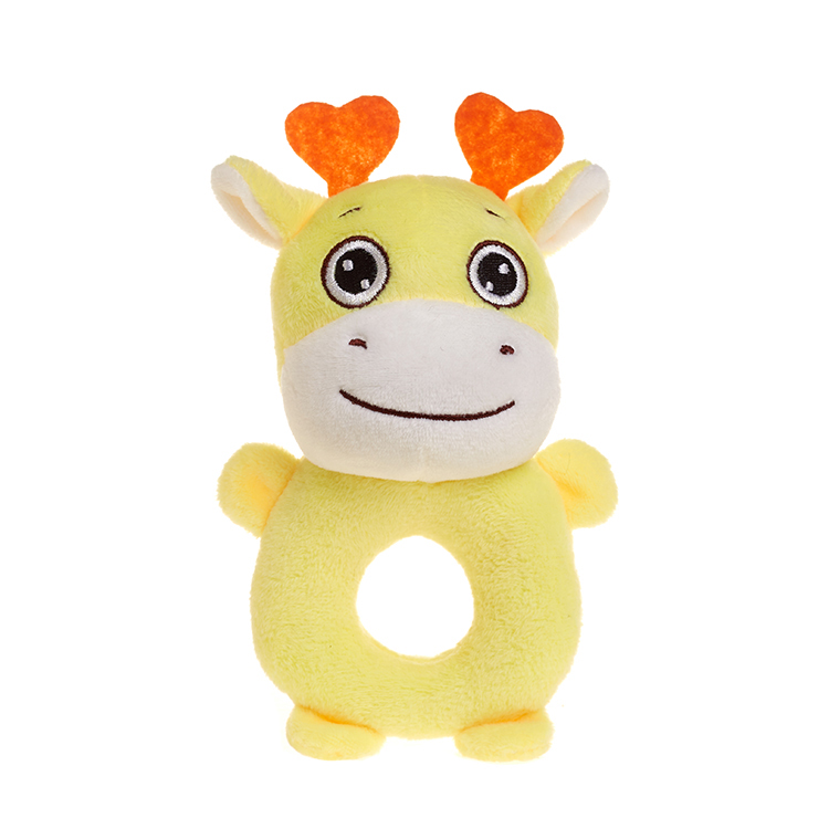 Infant Educational Toys Plush Baby Rattle Toys Cute Kids Bed Bell