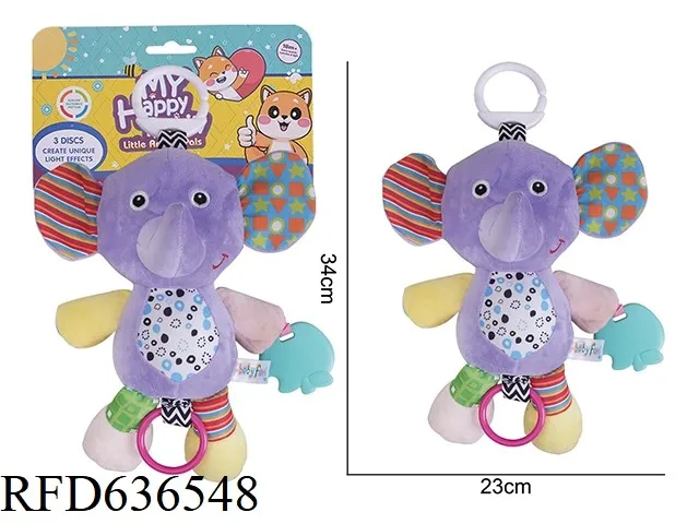 Hanging Rattle Plush Animal Musical Toys Newborn Baby Doll Toys