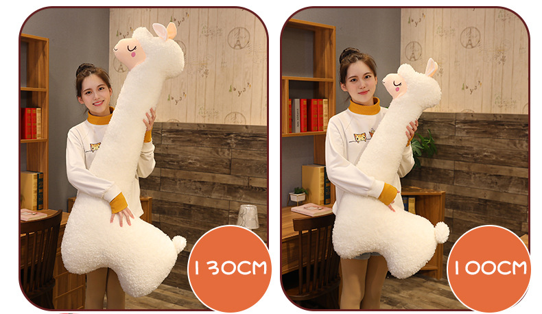 Big Size Cute Shape Animal Alpaca Stuffed Hold Pillow Custom Sheep Plush Toy Giant Alpaca Plush Toy
