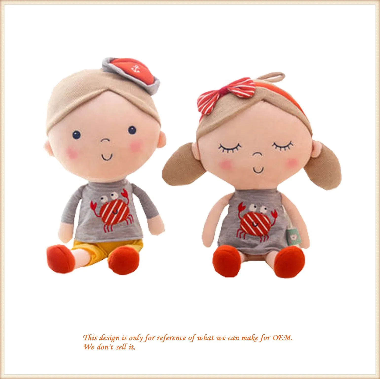 Cute Cotton Plush Soft Toys Companion Rabbit Doll Couple Toys