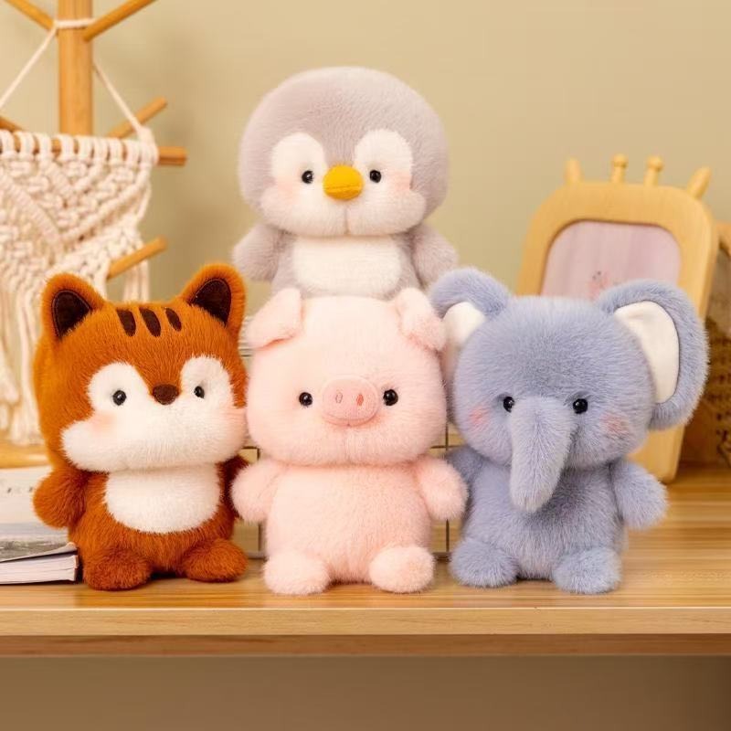 16cm Soft Plush Animal Toys Assorted Animals Stuffed Dolls for Kids, Bulk Wholesale Plush Toys for Children Gifts Party Favors