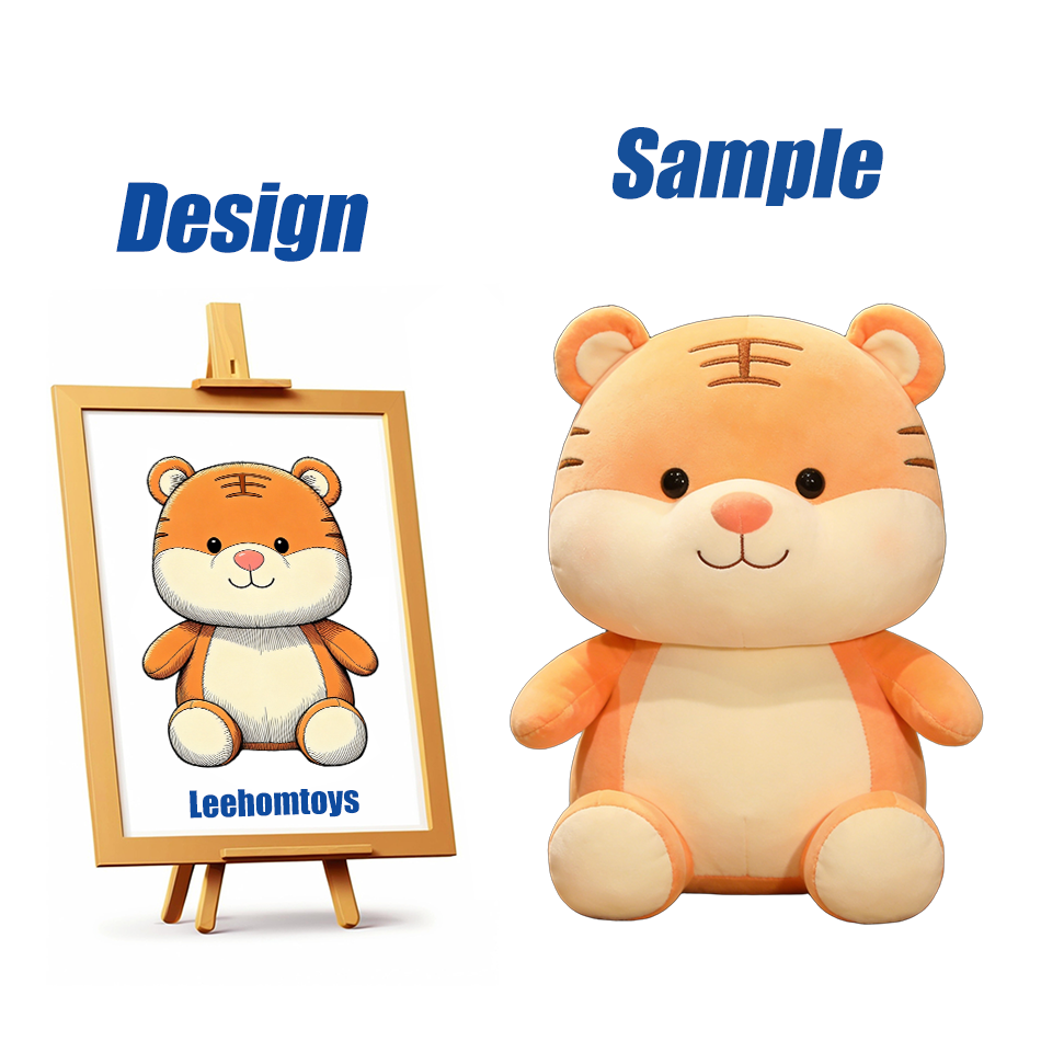 Factory Direct Wholesale Educational Interactive Design Wholesale Plush Toys Tiger Plush 3 to 7 Days Sample Time
