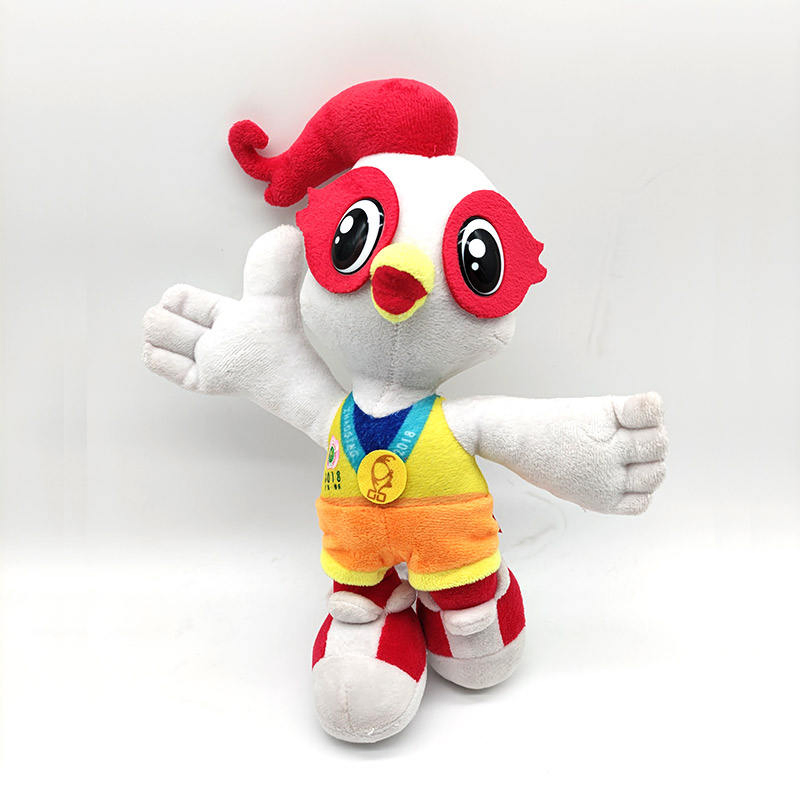 Custom Mascot Stuffed Plush Lion Dance Turkey Plush Toy Samples Make