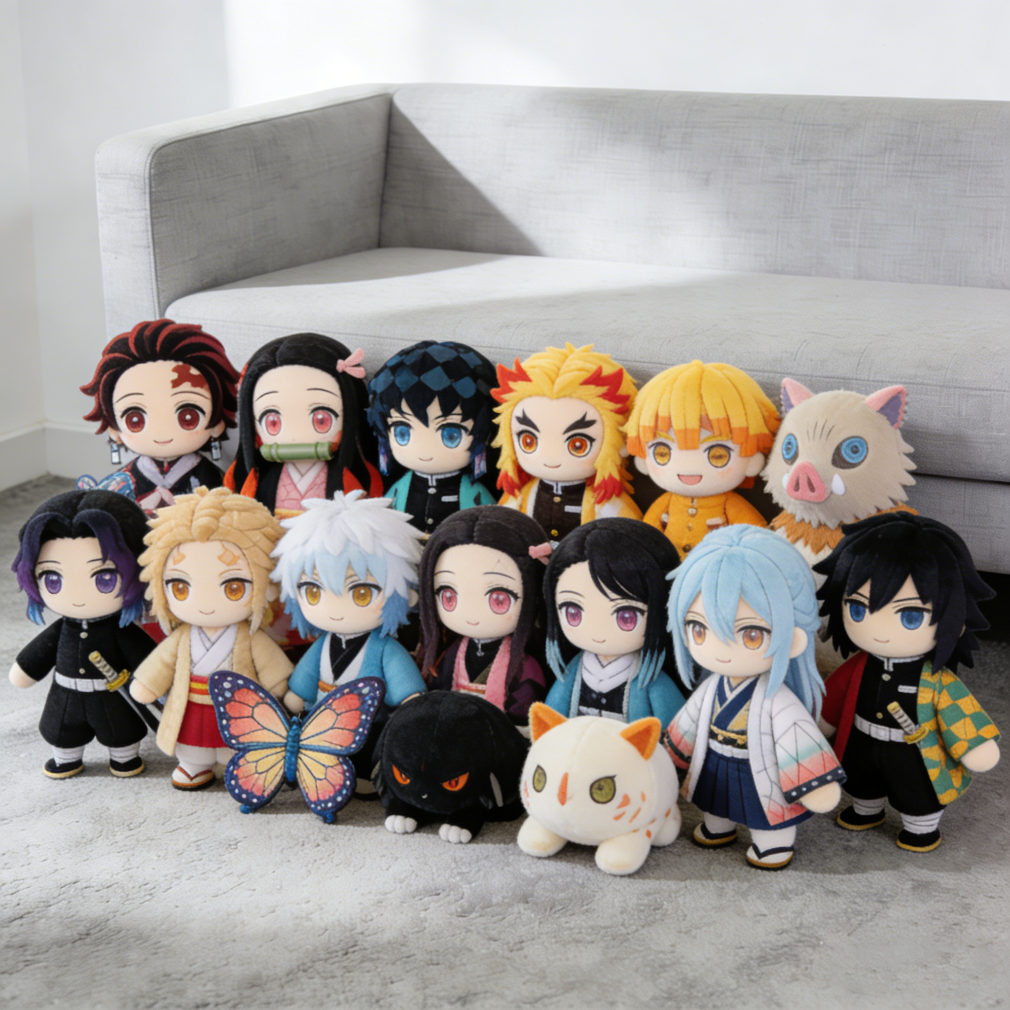 30,000 Style Factory Hot Sale Anime Character Dolls 8Inch Stuffed Animals Toys Kids Toys Wholesale Plush Toys for Claw Machine