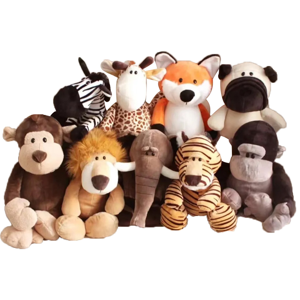 Dongguan Manufacturer Custom Cartoon Monkey Dinosaur Dogs Doll Soft Kids Cute Bulk Baby Mini Stuffed Animal Figure Plush Toys