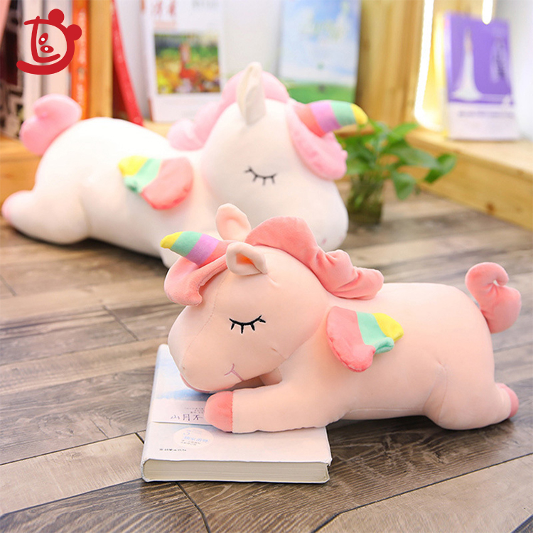 Amazonas Hot Sales Toy Gift Girls Toys Stuff Soft Stuffed Animal Peluche Animals Cute Giant Unicorn Plush