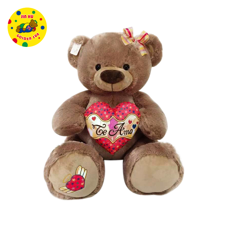 80cm 120cm 160cm 180cm Big Size Large Stuffed Custom Plush Toy Giant I love You Bear
