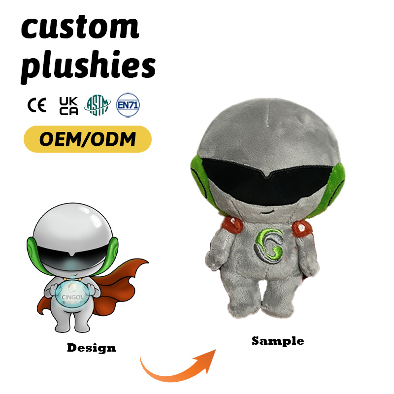 Customized Mascot Design for Company Event Advertising Campaign Premium Plush Fabric CE Certified Custom Mascot Plush