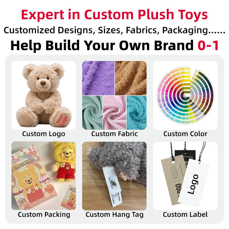 Custom Made Cartoon Bearded Man Toy Production Make Plush Toys Stuffed Animal