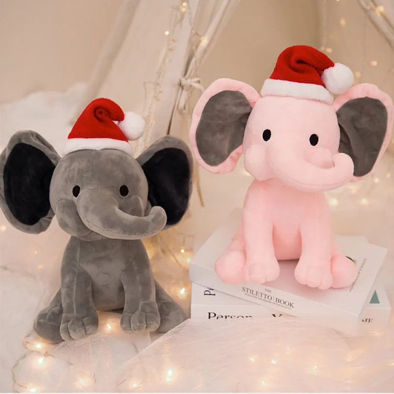 Couple Baby Elephant Stuffed Toy Pacify Pillow Plush Doll