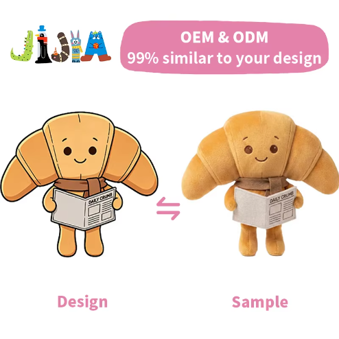 Custom Mascot Plush Toy Stuffed Animal Doll Personalized Soft Plushie for Corporate Gifts & Promotional Events