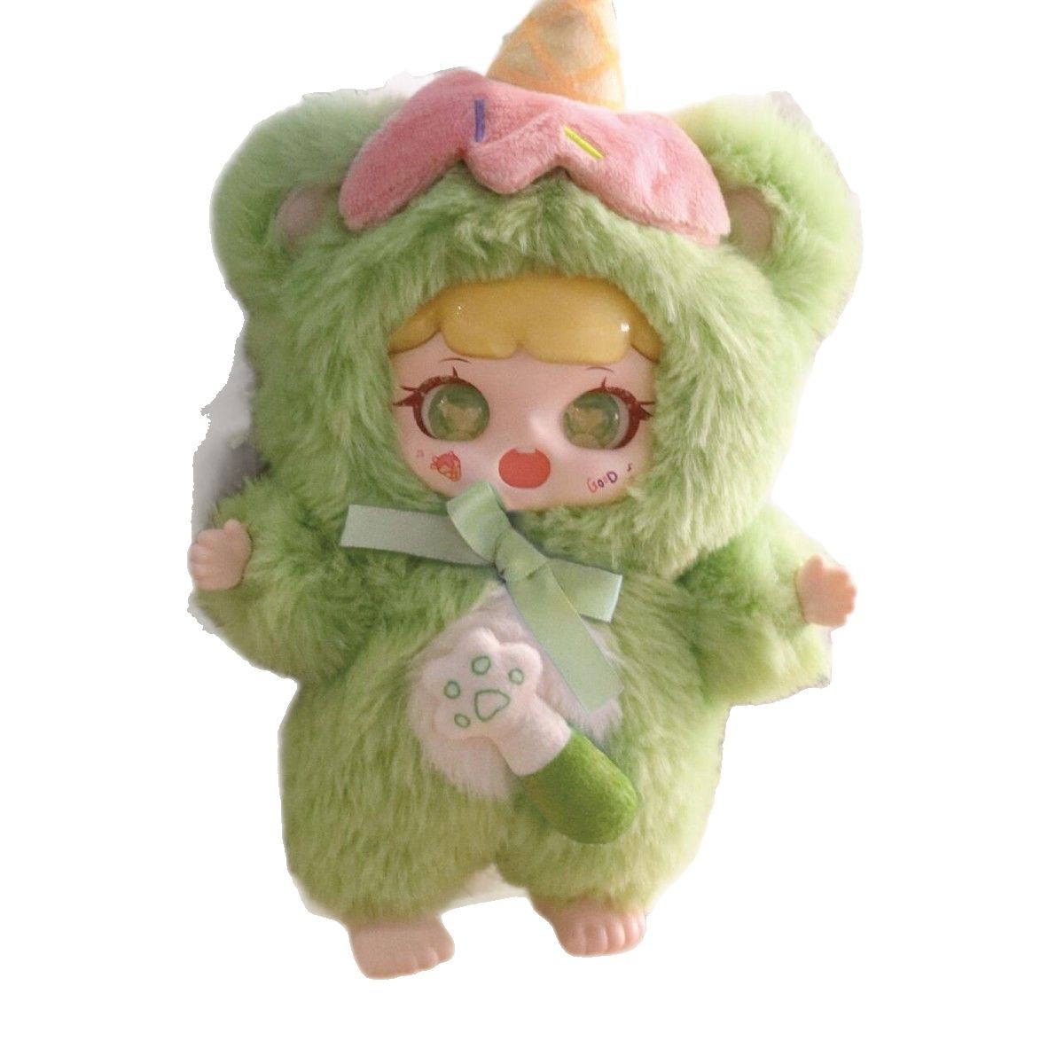 Man Chao Mouthful Sweet Series Collectible Model Toy Cute Winter Doll Ornament Plush Blind Box 1/12 Unisex 12+