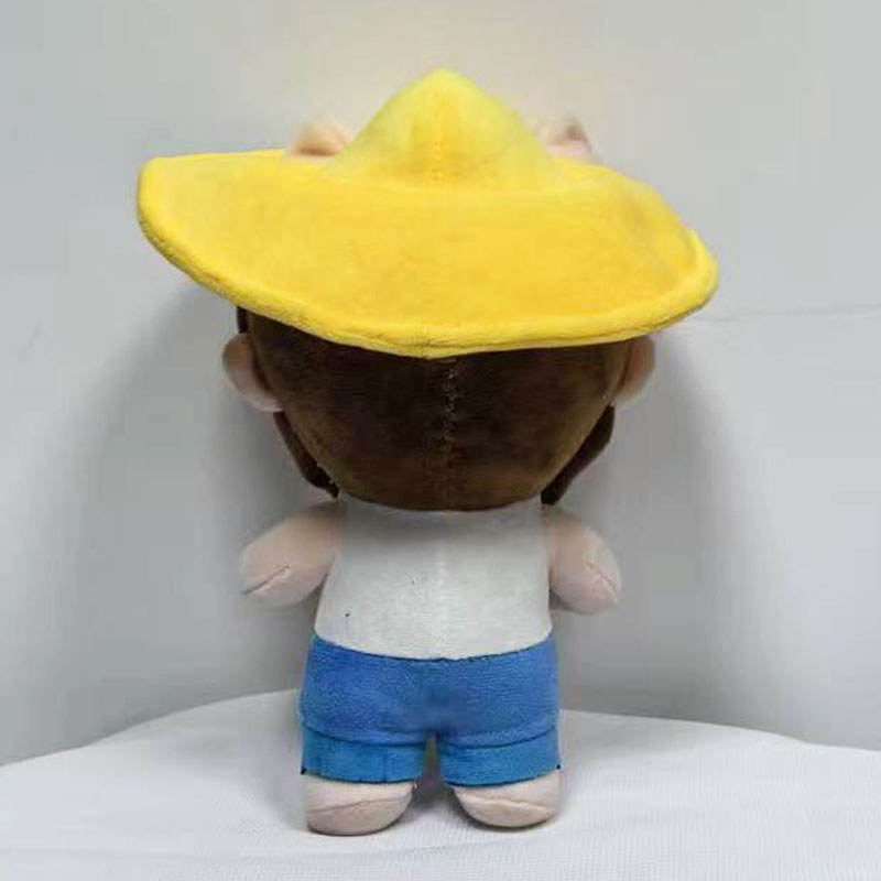 Custom Made Cartoon Bearded Man Toy Production Make Plush Toys Stuffed Animal