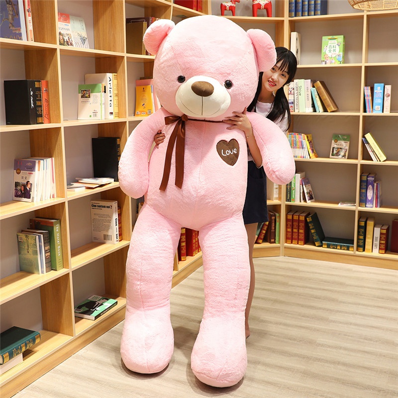 2025 New Arrivals 60cm Giant Teddy Bear Toy Soft Fabric Plush Filled PP Cotton Comforter Embroidered Wedding Gifts Stuffed