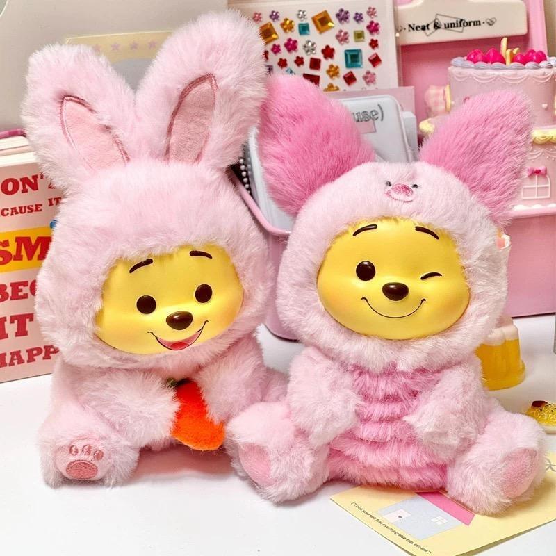 Official TOP TOY Miniso Winniee the Poooh Series Vinyl Plush Blind Box Collectible Toy Collectible Soft Stuffed Animal Plush