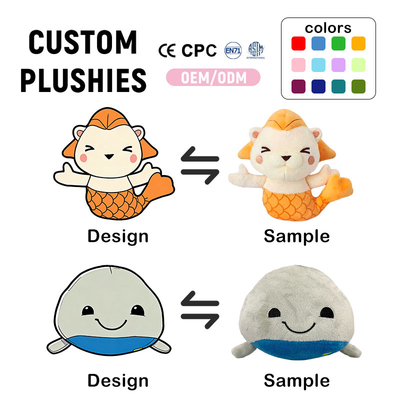 Custom Mascot Plush Toy Stuffed Animal Doll Personalized Soft Plushie for Corporate Gifts &amp; Promotional Events