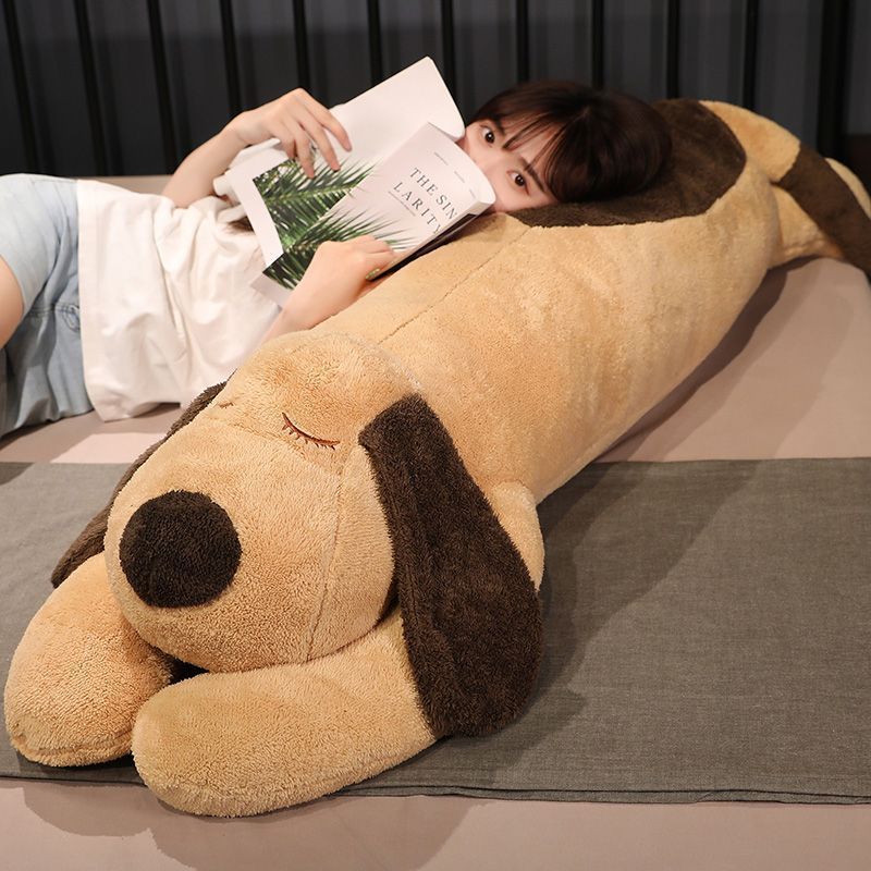Wholesale Stuffed Big Dog Plush Pillow Huge Animal Large Size Long Dog Pillows Giant Size Toy