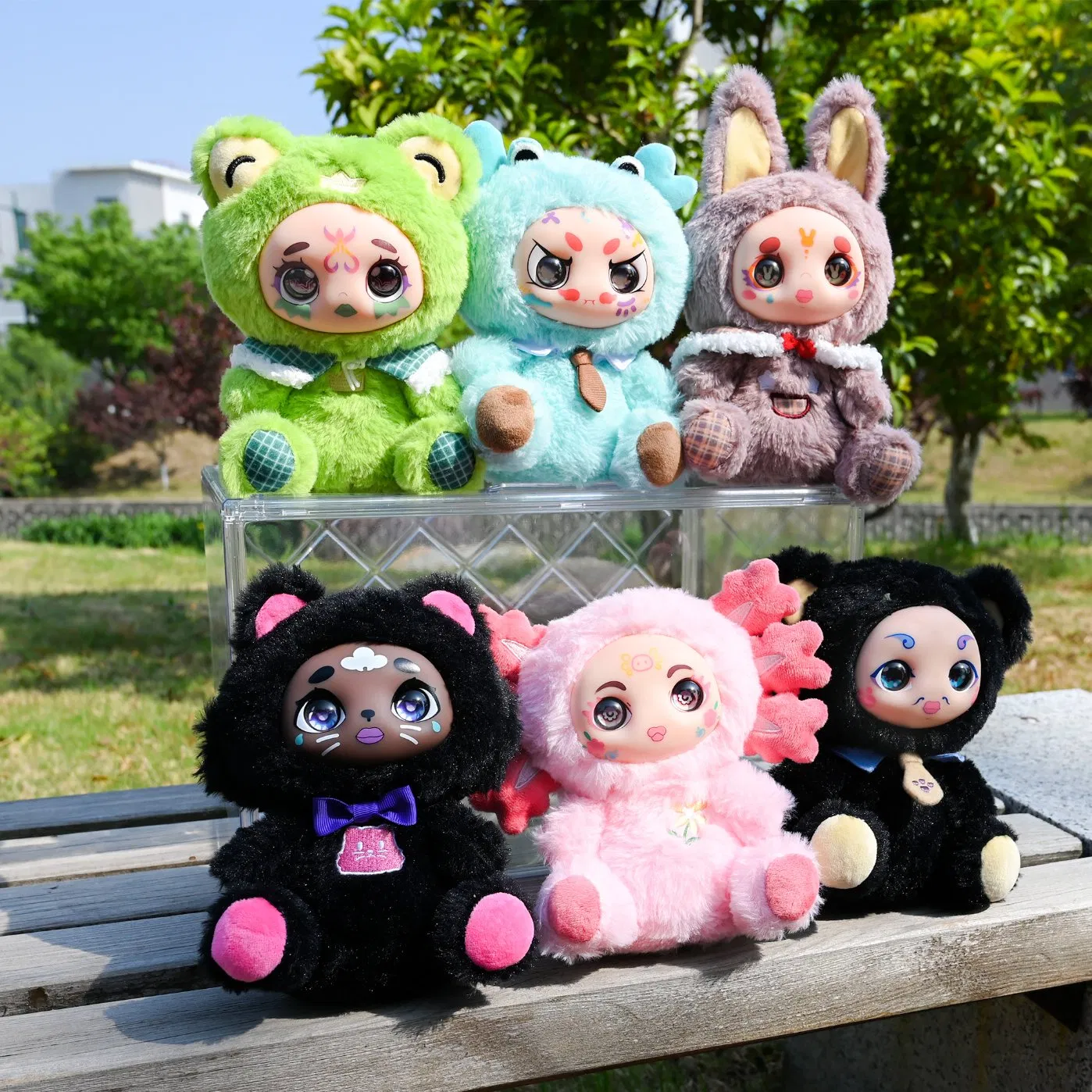 Original Kawaii Doll The Monster Big Into Energy Vinyl Plush Doll Toy Vinyl Face Series Mystery Collection Box Doll