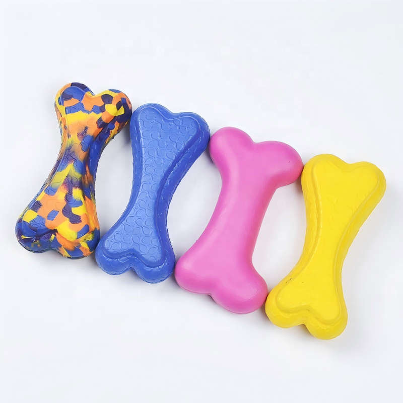 Soft Non Toxic Puppy Teething Bone With Grip Pet Chew Toys Dog Chewing Toys For Small Breed Puppies OEM/ODM Available
