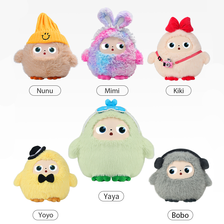 OEM Wholesale AI Plush Pet Robot Emotional Interactive Toy Desk Companion Voice Interaction Vinyl Face Recognition Keychain Toy