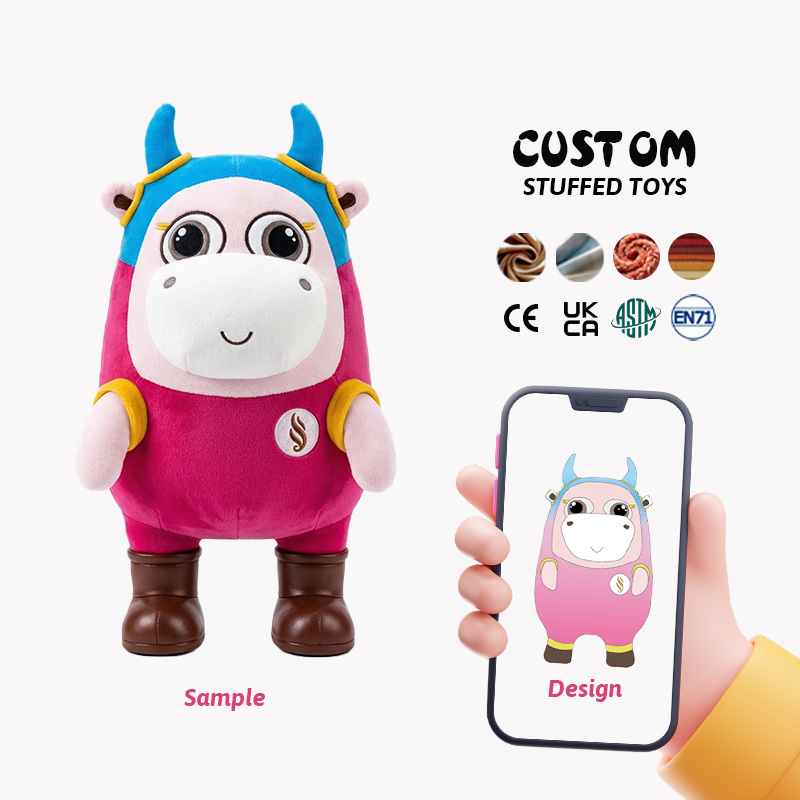 Hot Selling Custom Soft Plush Toys Cute Animal Plush Doll Custom Logo Business Gift Manufacturer