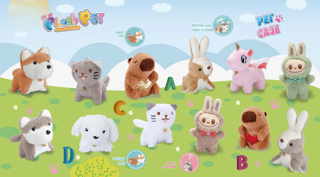 OEM Manufacturer Customized Promotional Baby Stuffed Cute Animal Plush Toy