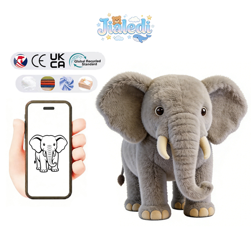Manufacturer Custom Sitting Animal Plush Toy Custom Size Color Zoo Animal Stuffed Doll for Brand Gift