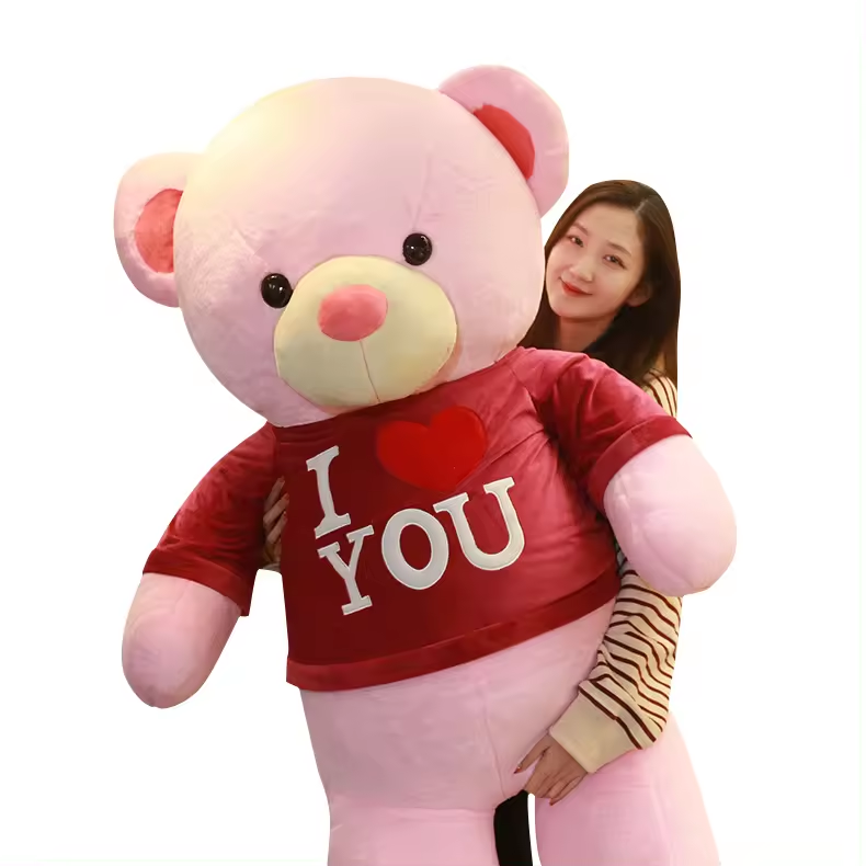 Large Size 120cm Plush Giant Teddy Bear with PP Cotton Filling for Bedroom Decorations Accessories Wholesale