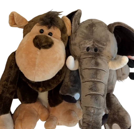 Custom Jungle Forest Animal Plush Toys Lion Unicorn Raccoon Giraffe Elephant Cow Zebra Tiger Stuffed Animal Pillow Dolls