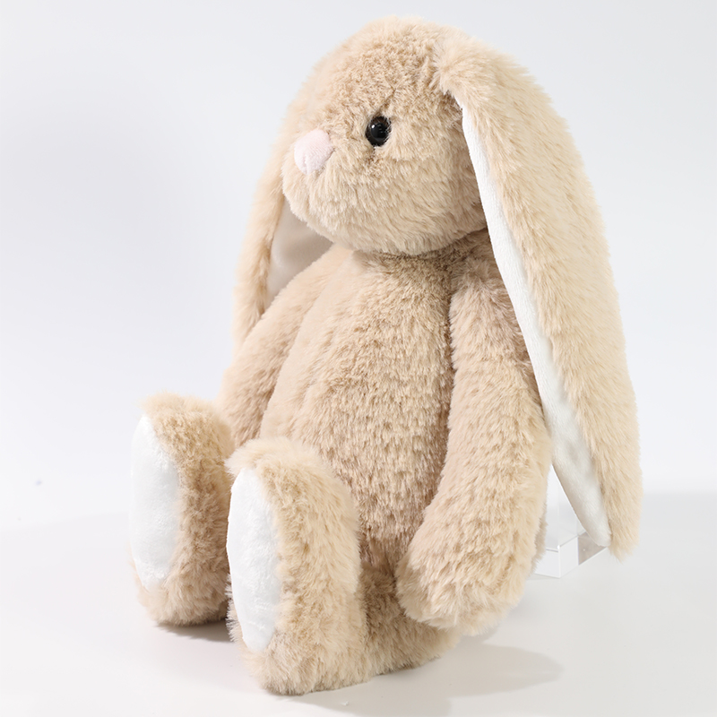 OEM Custom Soft Plush Toy Bunny Rabbit Dolls New Design Cartoon Stuffed Animal Birthday Unisex Wholesale Gift with Long Ears