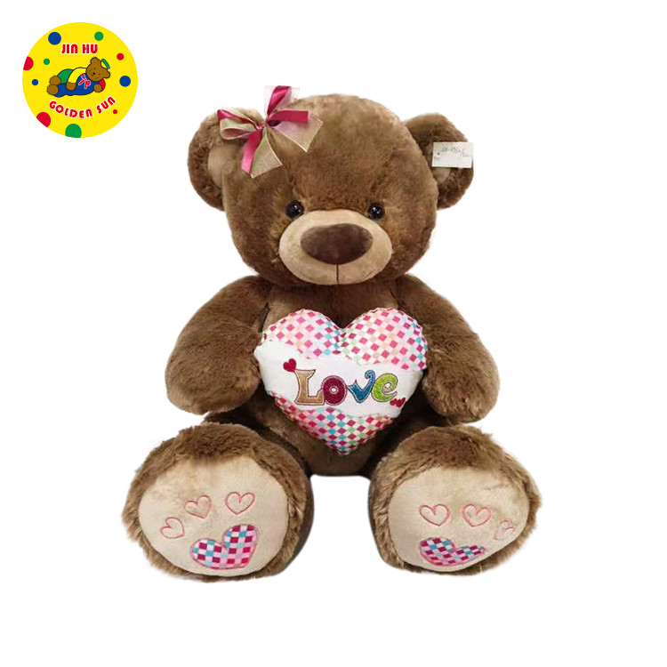 80cm 120cm 160cm 180cm Big Size Large Stuffed Custom Plush Toy Giant I love You Bear