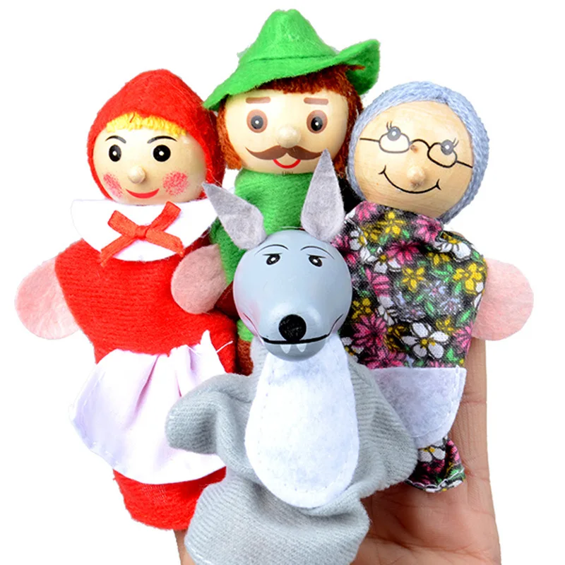 Finger Puppets Set Animal Crossing Super Soft Plush Educational Toys for Kids with OPP Bag