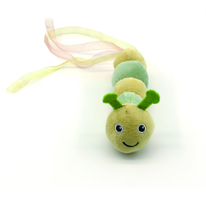 Competitive Price Caterpillar Cartoon-Style Plush Stuffed Toy Lovely Indoor/Outdoor Interactive Sports Toy for Pets