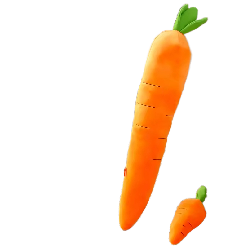 Carrot Pet Toy Cute Simulation Plush Dog Toy Big Carrot with Sound &amp; Turnip Bite-Resistant for Boredom Relief
